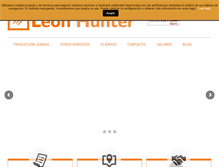 Tablet Screenshot of leonhunter.com